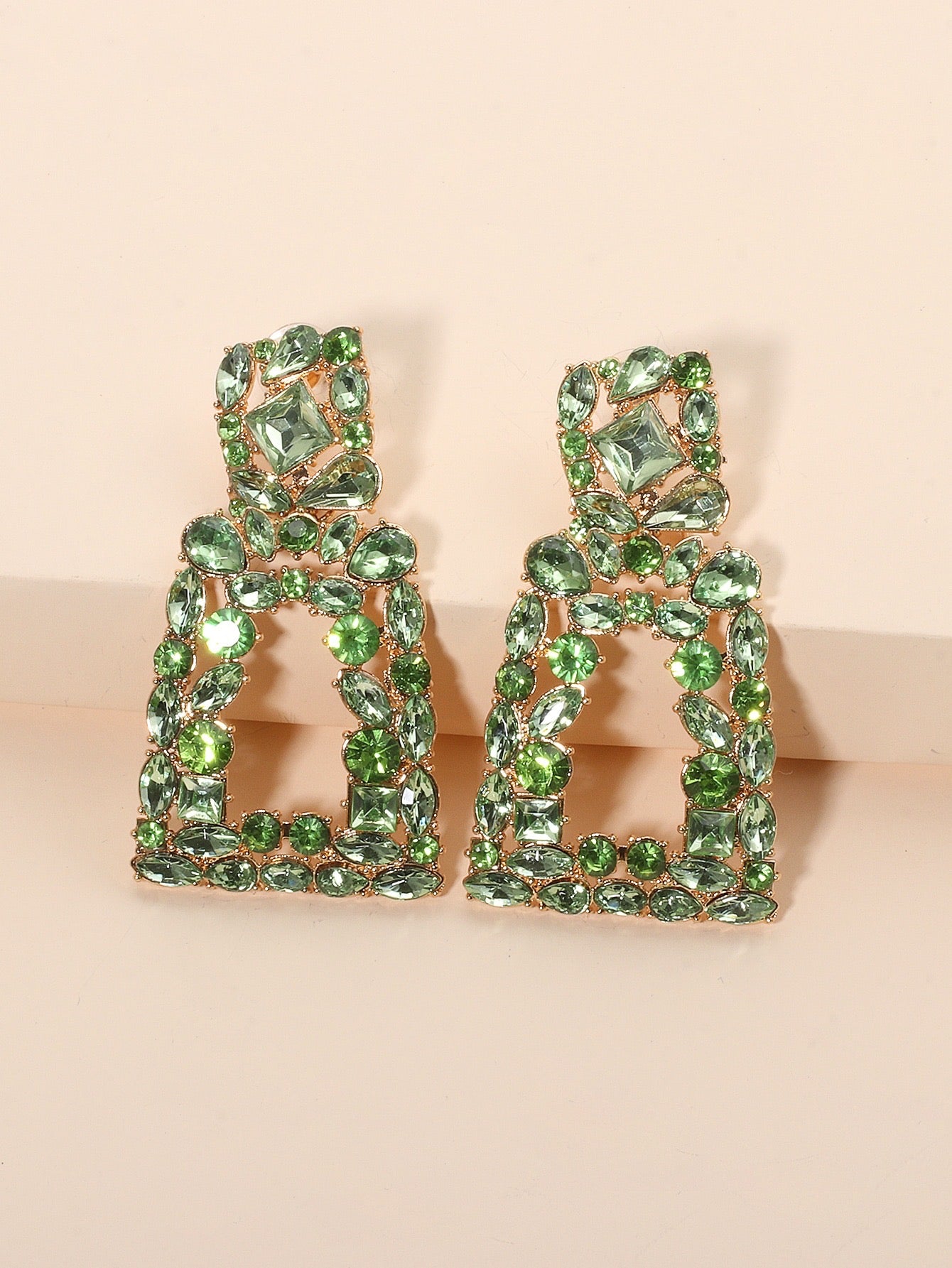 Rhinestone Drop Earring